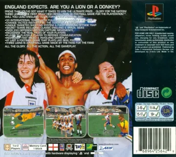 Three Lions (UK) box cover back